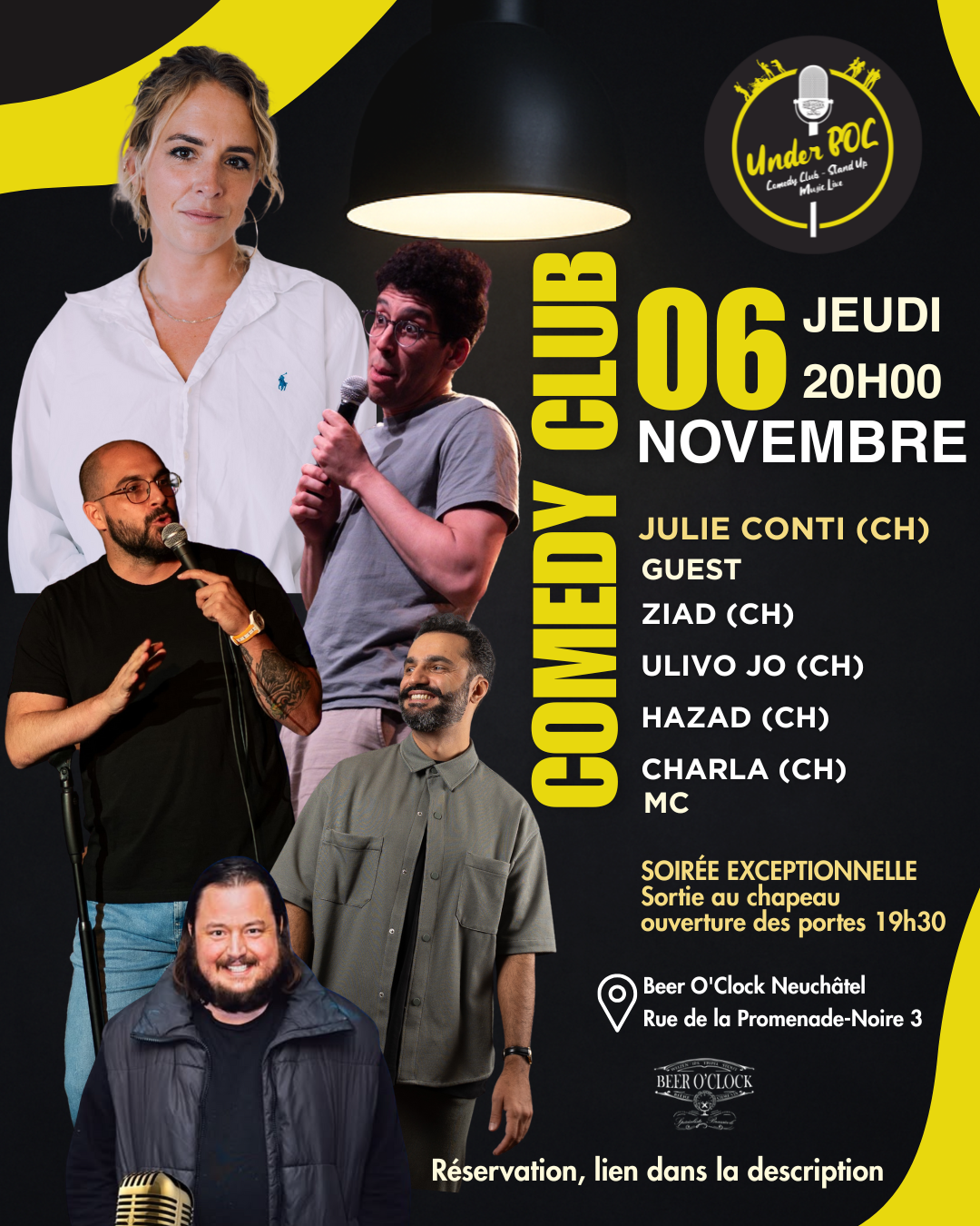 Underboc Comedy Club 06 Novembre 2025