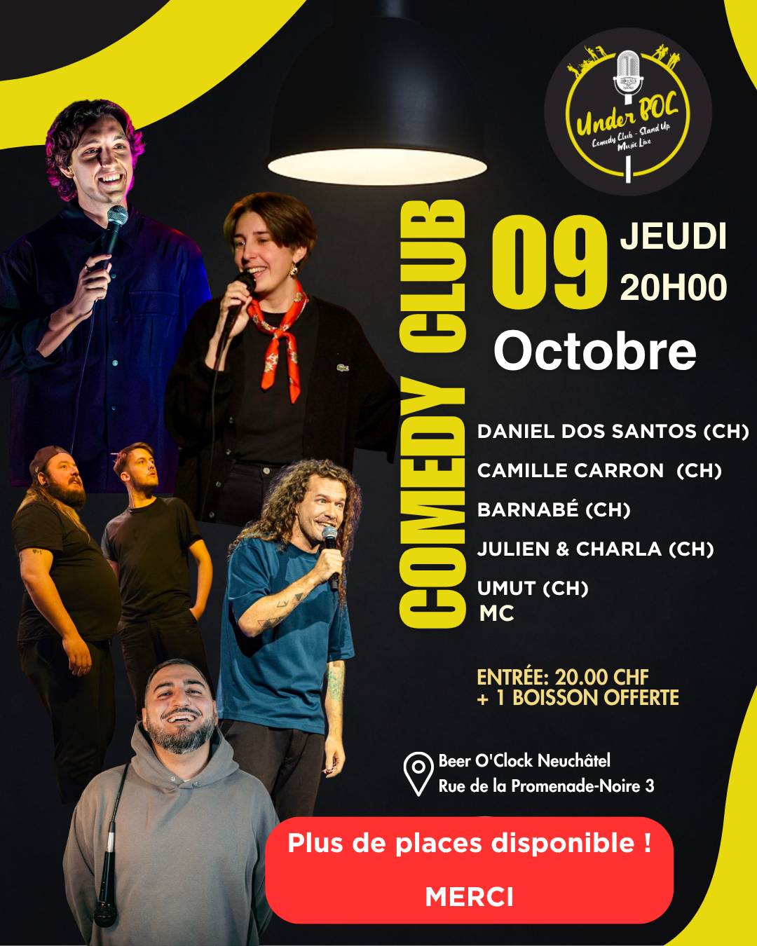 Underboc Comedy Club 09 OCTOBRE  2025