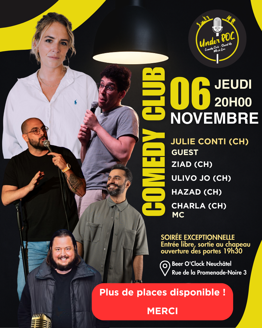 Underboc Comedy Club 06 Novembre 2025