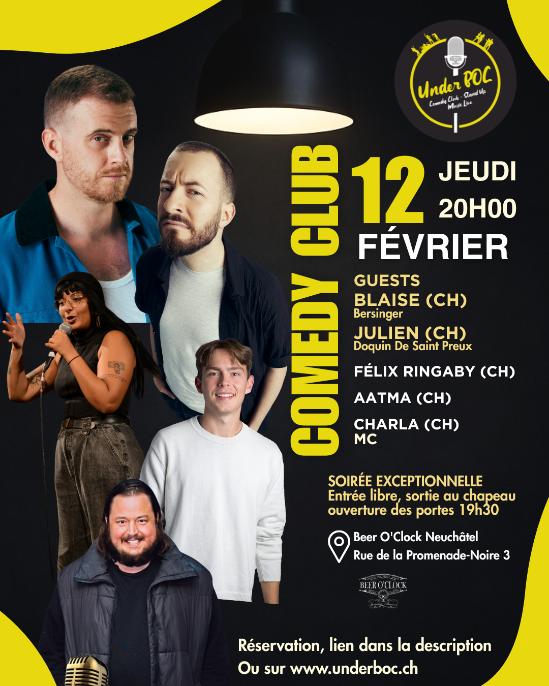 Underboc Comedy Club 12 Février 2026