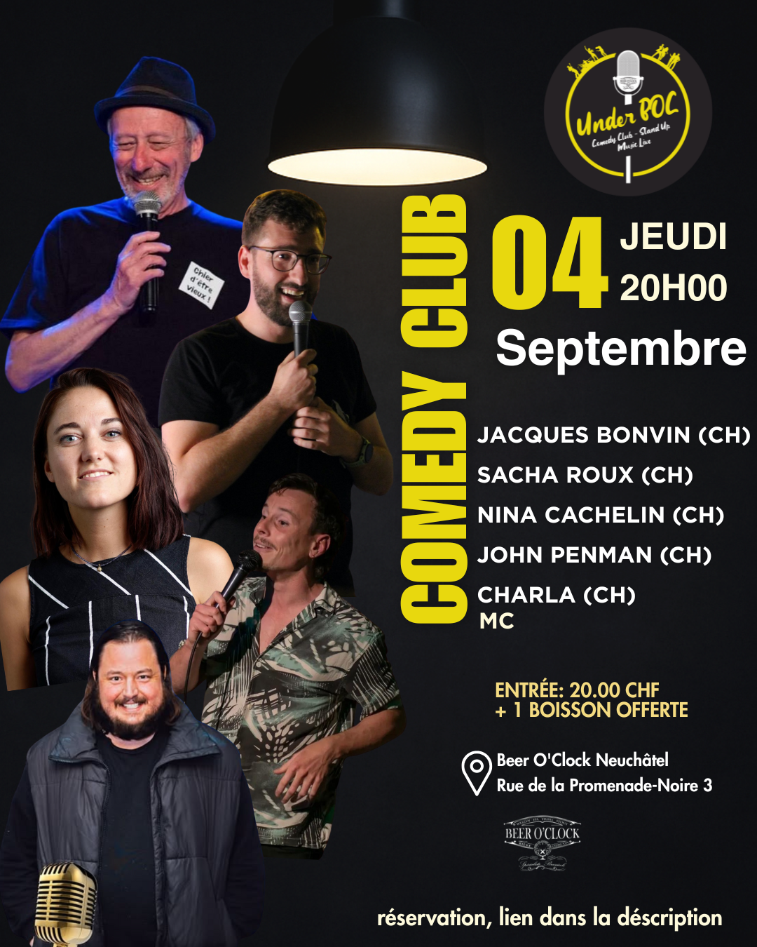 Underboc Comedy Club 04 Septembre 2025
