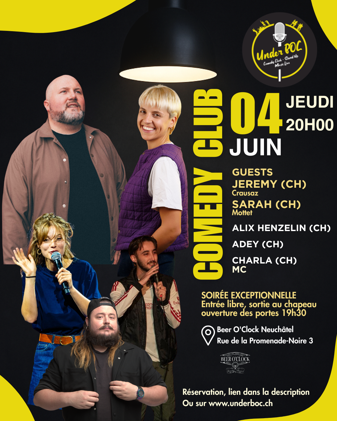Underboc Comedy Club 04 Juin 2026